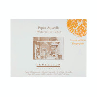 Склейка для акварелі Sennelier, 300 г/м², грубе зерно, 20 аркушів, 41×31 см  
