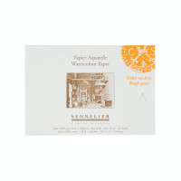 Склейка для акварелі Sennelier, 300 г/м², грубе зерно, 20 аркушів, 26×18 см  