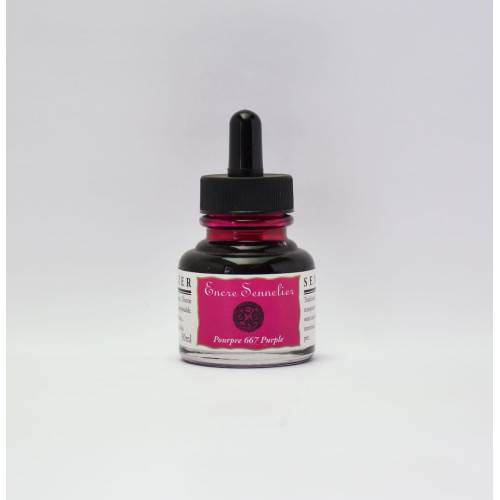 Чорнило для каліграфії Пурпуровий (Purple) Sennelier, 30 мл  
