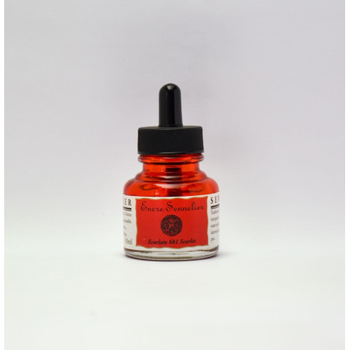 Чорнило для каліграфії Алий (Scarlet) Sennelier, 30 мл  