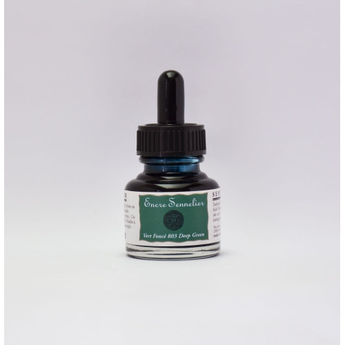Чорнило для каліграфії Темно-зелений (Deep Green) Sennelier, 30 мл  