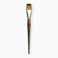 Кисть синтетика плоская Raphael Precision, №36, для акрила и масла, длинная ручка