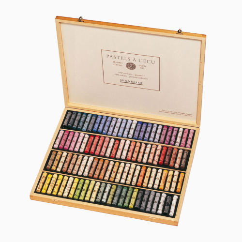 Подарочный набор сухой пастели Sennelier 100 цветов, дерево Подарочный набор сухой пастели Sennelier 100 цветов, дерево