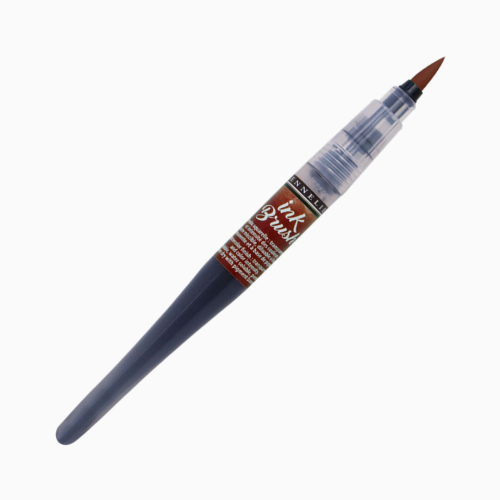 Ручка-пензель з чорнилом Умбра натуральна (Raw umber) Sennelier Ink Brush  