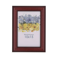 Фоторамка А6 10х15 см красное дерево DM095 273 с ножкой