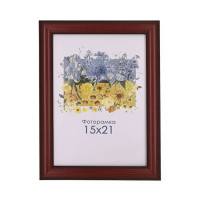Фоторамка А5 15х21 см красное дерево DM095 273 с ножкой