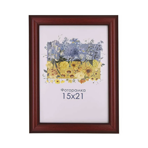 Фоторамка А5 15х21 см красное дерево DM095 273 с ножкой