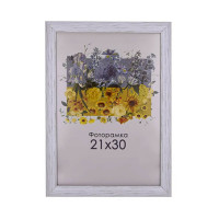 Фоторамка А4 21х30 см біле дерево DM095 x036 з ніжкою  