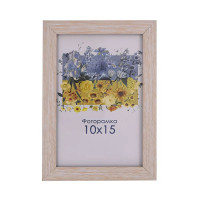 Фоторамка А6 10х15 см бежевая DM1513 01671 с ножкой