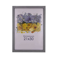 Фоторамка А4 21х30 см сіра DM1513 182011 з ніжкою  