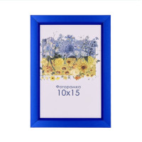 Фоторамка А6 10х15 см синя DM 1511 38 з ніжкою  