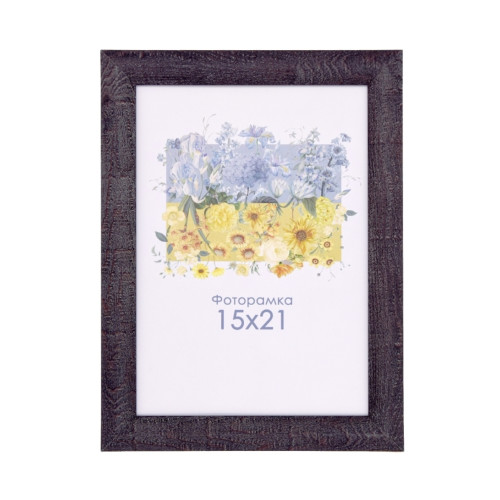 Фоторамка А5 15х21 см графитовое дерево DM095 4011 с ножкой