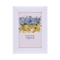 Фоторамка А6 10х15 см біла 2216 64 з ніжкою  