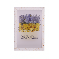Фоторамка А3 29,7х42 см біла зі зірочками DM095 0065  
