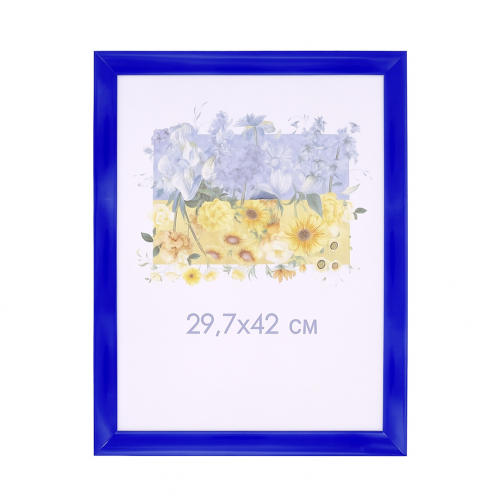 Фоторамка А3 29,7x42 см синяя X 1215 104