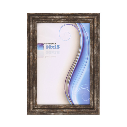 Фоторамка А6 10х15 см коричневая 1716 18178 1 с ножкой