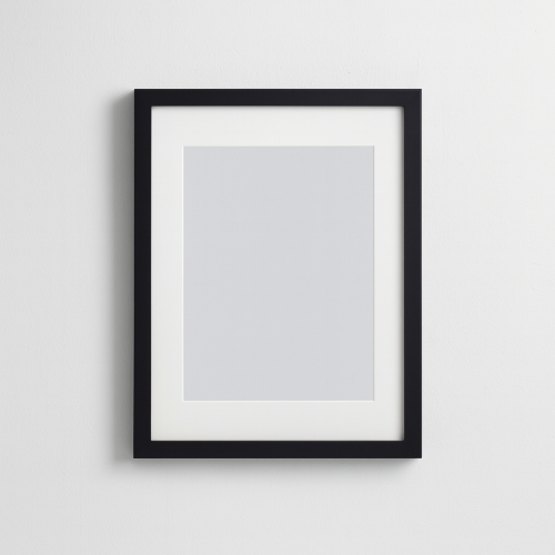 Фоторамка с паспарту А6 10х15 см черная 2216 101 с ножкой