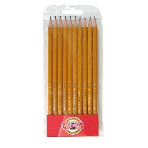 Набор чернографитных карандашей Koh-I-Noor серия 1570, 10 шт