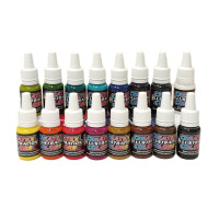 Набор красок для аерографии Illustration Createx, 16 цветов по 10 мл