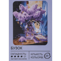 Картина за номерами з фарбами 40х50 см Бузок GX47108, 99IDEAS  