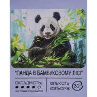 Картина по номерам с красками 40х50 см Панда в бамбуковом лесу GX47458, 99IDEAS