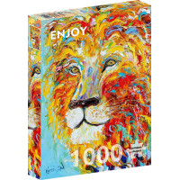 Пазл Яркий лев Colorful Lion, ENJOY Puzzle Пазл Яркий лев Colorful Lion, ENJOY Puzzle