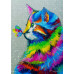 Пазл Яркий кот и бабочка Bright Cat and Butterfly, ENJOY Puzzle