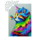 Пазл Яркий кот и бабочка Bright Cat and Butterfly, ENJOY Puzzle