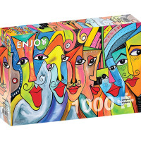 Пазл Лица жизни Faces of Life, ENJOY Puzzle