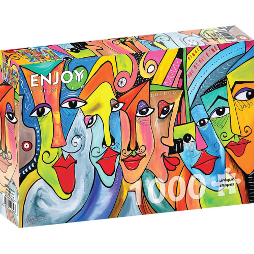 Пазл Лица жизни Faces of Life, ENJOY Puzzle