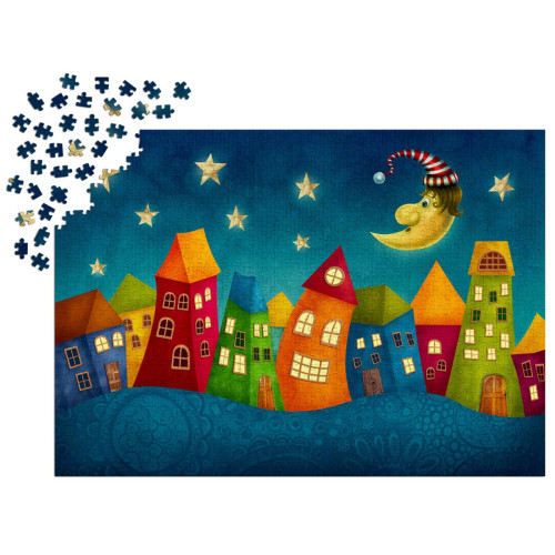 Пазл Фантастические разноцветные дома Fantasy Colorful Houses, ENJOY Puzzle Пазл Фантастические разноцветные дома Fantasy Colorful Houses, ENJOY Puzzle