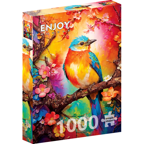 Пазл Яркая птичка Colorful Birdie, ENJOY Puzzle