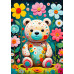 Пазл Цветочный мишка Teddy Bear Flower, ENJOY Puzzle