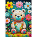 Пазл Цветочный мишка Teddy Bear Flower, ENJOY Puzzle
