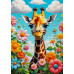 Пазл Милый жираф Cute Giraffe, ENJOY Puzzle