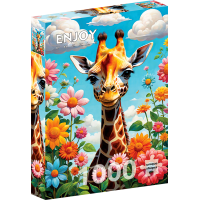 Пазл Миленький жираф Cute Giraffe, ENJOY Puzzle  
