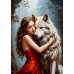 Пазл Леди и волк Lady and the Wolf, ENJOY Puzzle