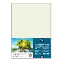 Бумага для акварели (пакет) А3 29,7х42см 220-200г/м2 20л Среднее и Мелкое зерно ROSA Studio Бумага для акварели (пакет) А3 29,7х42см 220-200г/м2 20л Среднее и Мелкое зерно ROSA Studio
