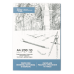 Папка бумаги для рисования и чертежа А4 21х29,7см 200г/м2 10л Мелкое зерно ROSA Studio