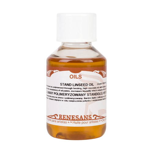 Масло льняное полимеризованное 100мл Renesans