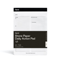 Записная книжка Karst Daily Action Pad A5, с местом для дат Черный (754169024451)