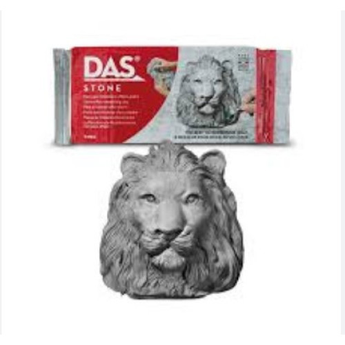 Масса для лепки самозатвердевающая Серый камень DAS STONE, 1кг