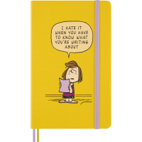 Записна книжка Moleskine Peanuts Patty середня, Лінійка Жовтий (8056999277123)  