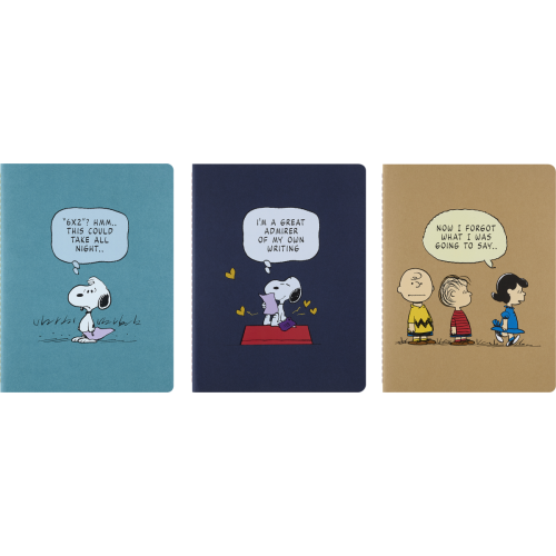 Набір записних книжок Moleskine Peanuts (3 шт) великих (8056999277109) Набір записних книжок Moleskine Peanuts (3 шт) великих (8056999277109)