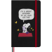 Блокнот Moleskine Peanuts Admirer середній, Лінійка Чорний (8056999277116)  