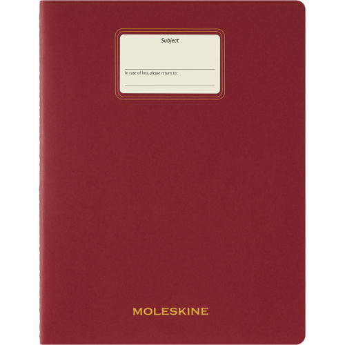 Записна книжка Moleskine Cahier Student XXL, Лінійка Бордо (8056999276874) Записна книжка Moleskine Cahier Student XXL, Лінійка Бордо (8056999276874)