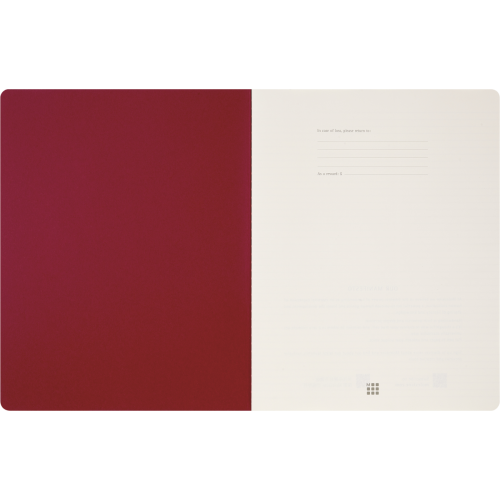 Записна книжка Moleskine Cahier Student XXL, Лінійка Бордо (8056999276874) Записна книжка Moleskine Cahier Student XXL, Лінійка Бордо (8056999276874)