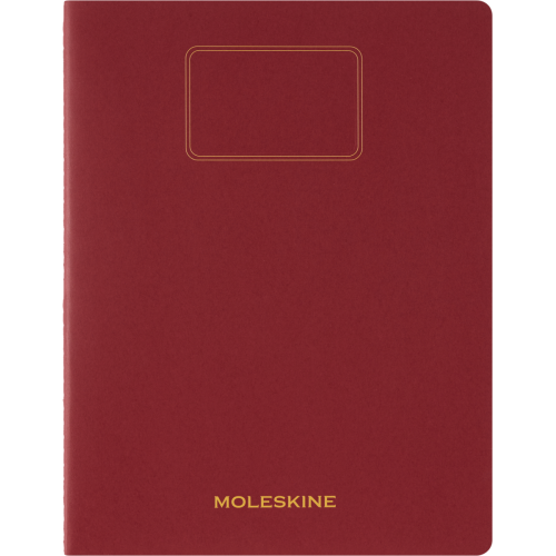 Блокнот Moleskine Cahier Student XXL, Нелінований Бордо (8056999276904)  
