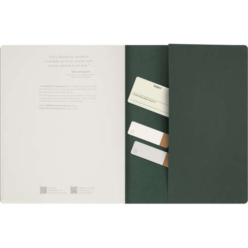 Записная книжка Moleskine Cahier Student XXL, Линейка Миртовый зеленый (8056999276881) Записная книжка Moleskine Cahier Student XXL, Линейка Миртовый зеленый (8056999276881)