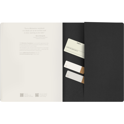 Записна книжка Moleskine Cahier Student XXL, Нелінована Чорний (8056999276898) Записна книжка Moleskine Cahier Student XXL, Нелінована Чорний (8056999276898)